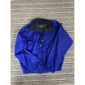 Mens Patagonia Vintage Blue Wind Jacket Made in US